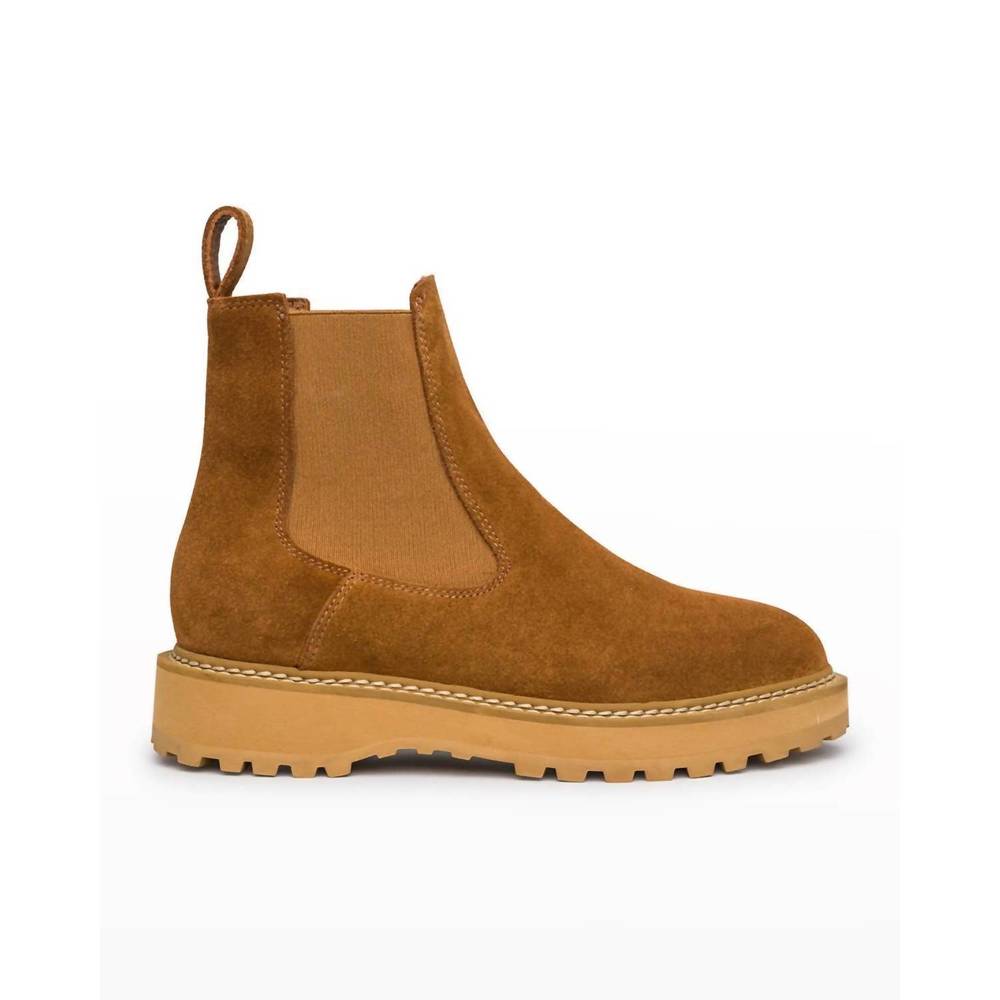 NEW DIEMME women's alberone suede chelsea boots in cognac - Picture 2 of 3